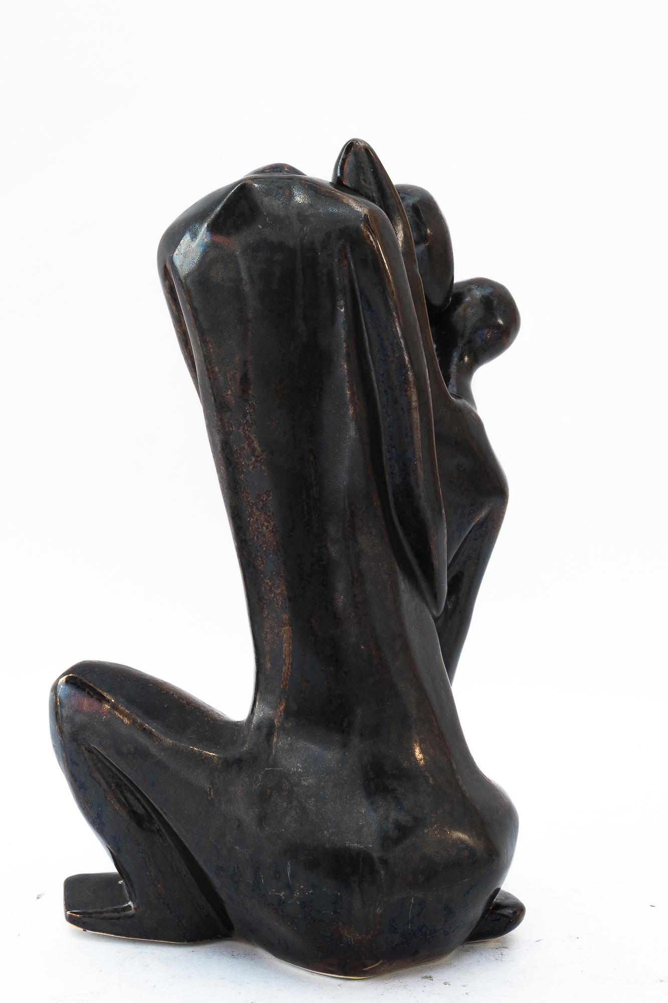 Annerito Statuetta in ceramica austriaca degli anni '20 in vendita