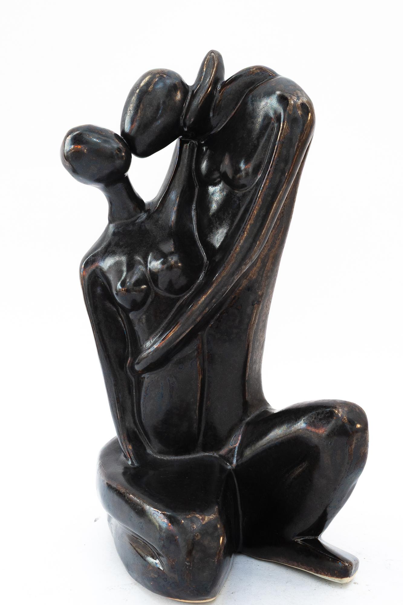 Inizio XX secolo Statuetta in ceramica austriaca degli anni '20 in vendita