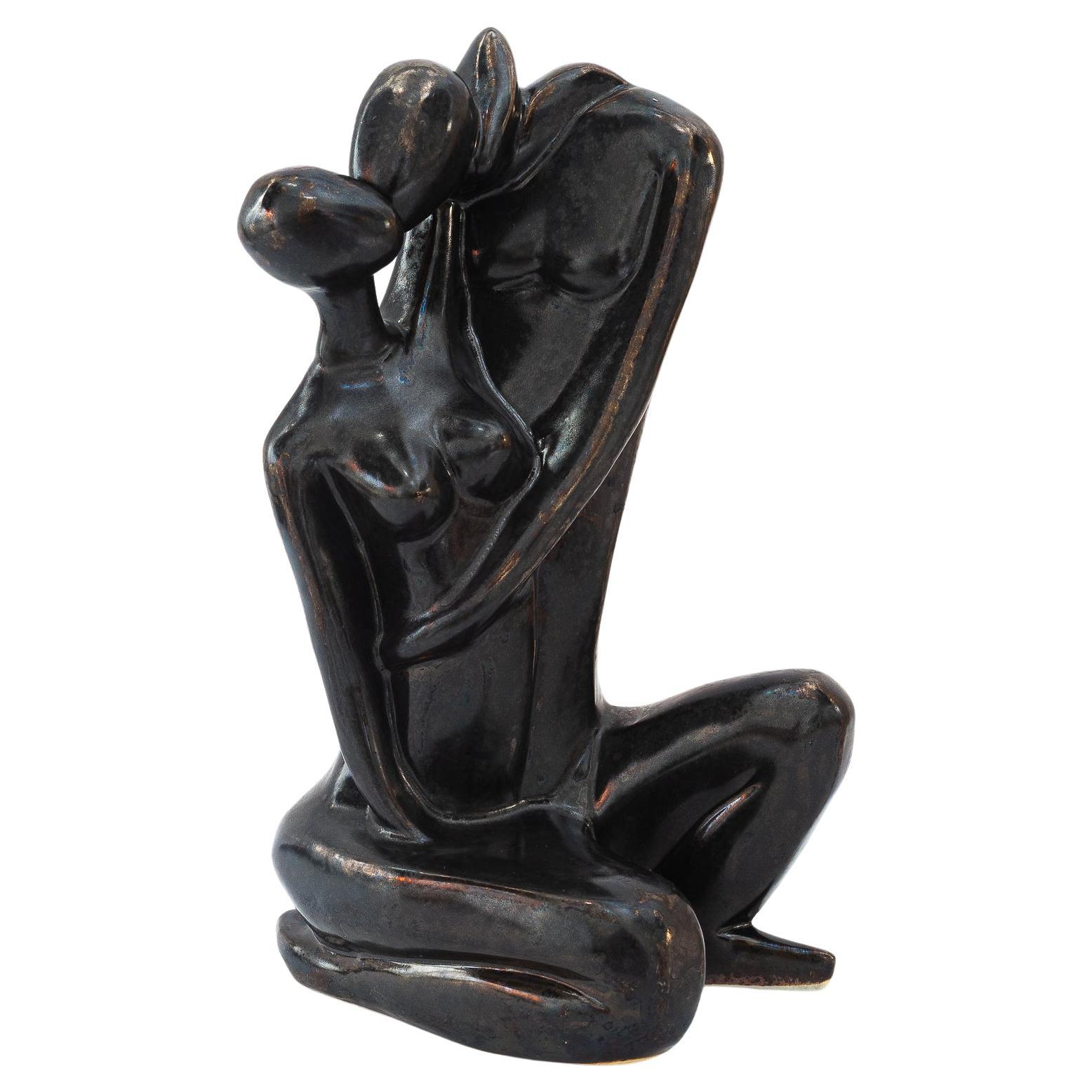 Statuetta in ceramica austriaca degli anni '20 in vendita