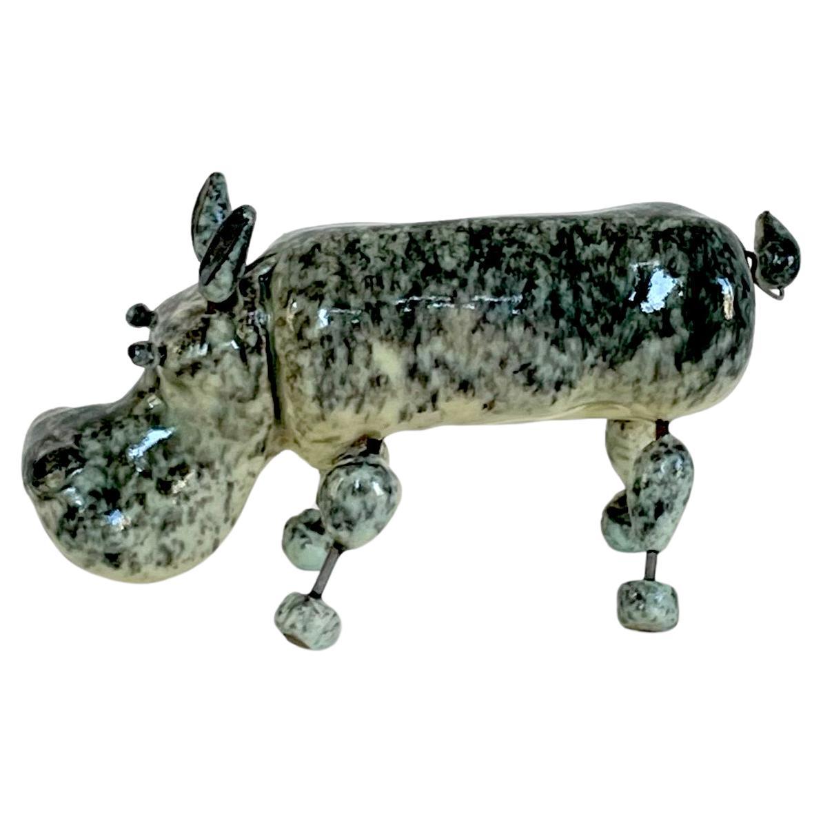 Ceramic figurine from Accolay, France, 1960