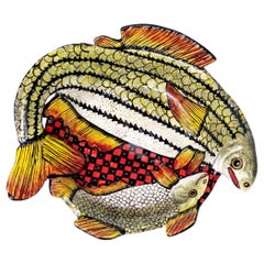 Keramik-Fisch-Münzschüssel   , handgefertigt in Südafrika
