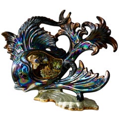 Vintage Ceramic Fish Lamp