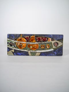 Ceramic Fish Wall Plaque by Helmut Schäffenacker, Germany 1950s