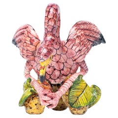 Ceramic Flamingo Egg Cup , hand made in South Africa