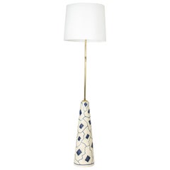 Ceramic Floor Lamp by Rigmor Nielsen