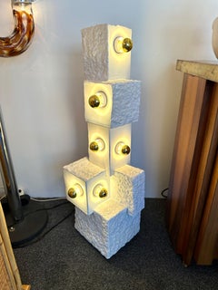 Keramik-Stehlampe von Traudl Brunnquell, Deutschland, 1970er Jahre