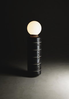 Ceramic Floor Lamp Deep Blue Modern Handcrafted