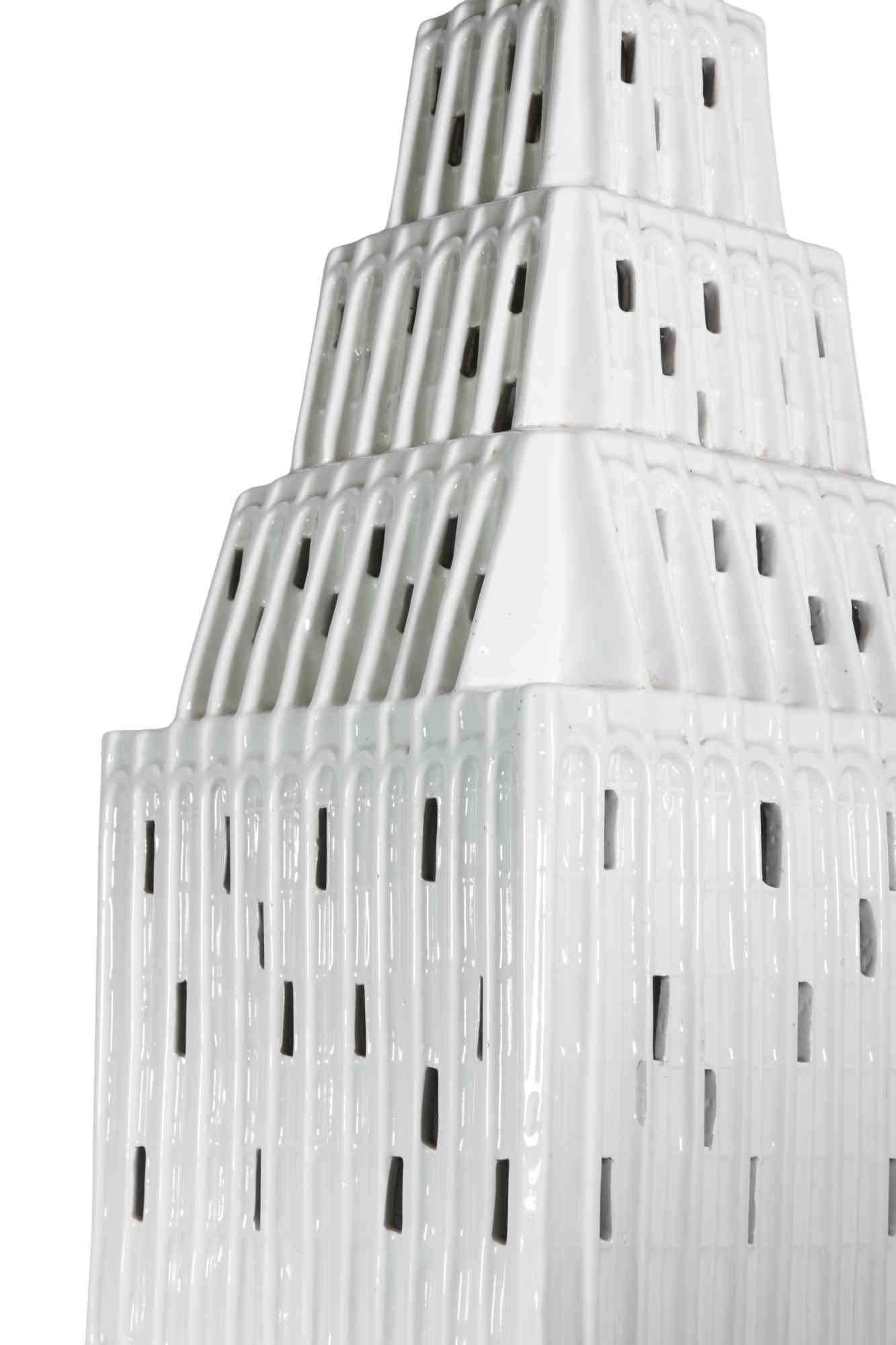 Italian Ceramic Floor Lamp model 
