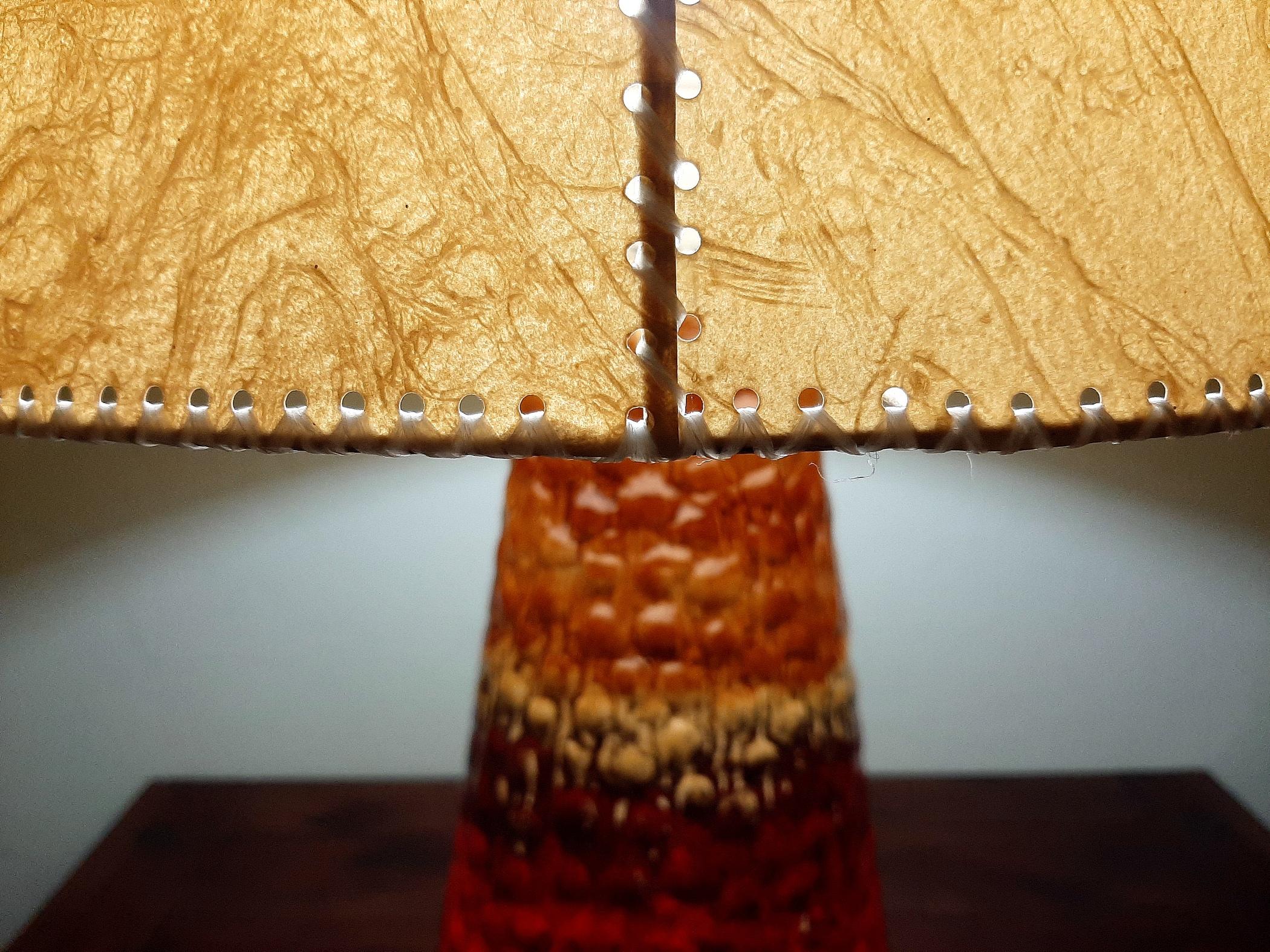 Slovenian Ceramic floor or table lamp LAVA by KIL Liboje 1960s