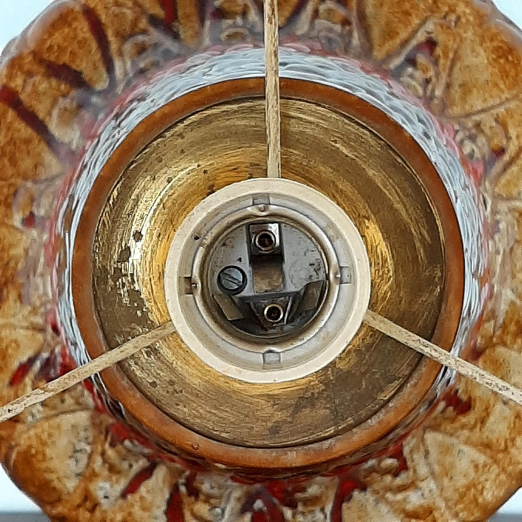 Ceramic floor or table lamp LAVA by KIL Liboje 1960s In Good Condition In Miklavž Pri Taboru, SI