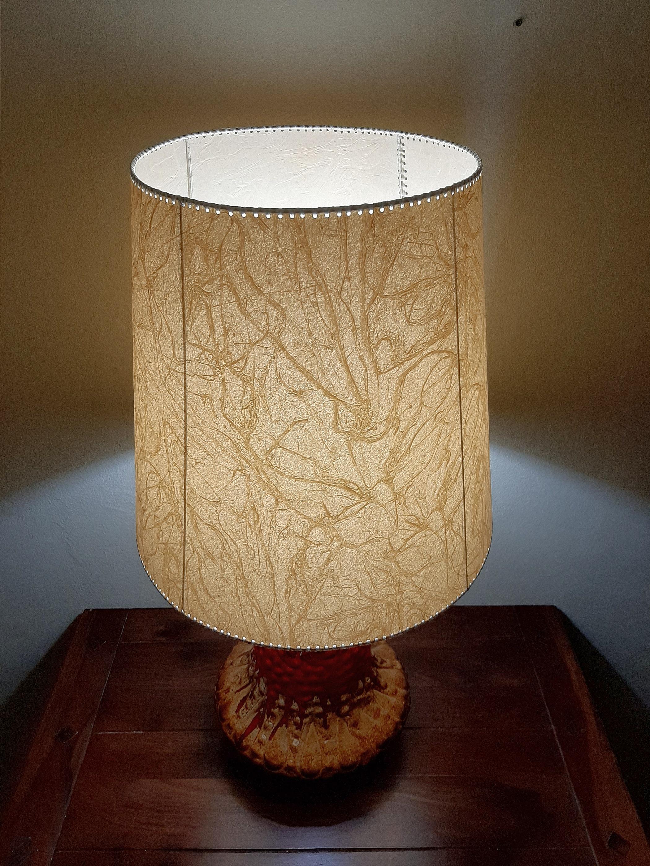 20th Century Ceramic floor or table lamp LAVA by KIL Liboje 1960s
