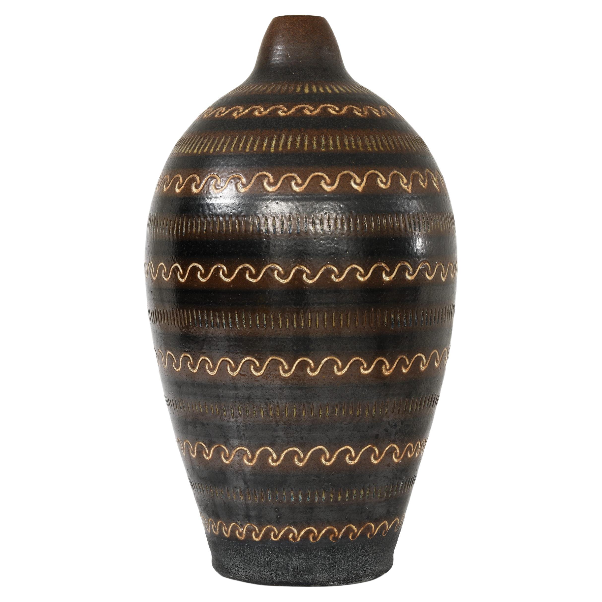 Ceramic Floor Vase by Arthur Andersson, 1950's