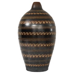 Keramische Bodenvase von Arthur Andersson, 1950er Jahre