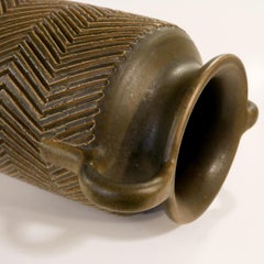 Ceramic Floor Vase by Mari Simmulson "Zig-Zag" for Uppsala-Ekeby, 1960s