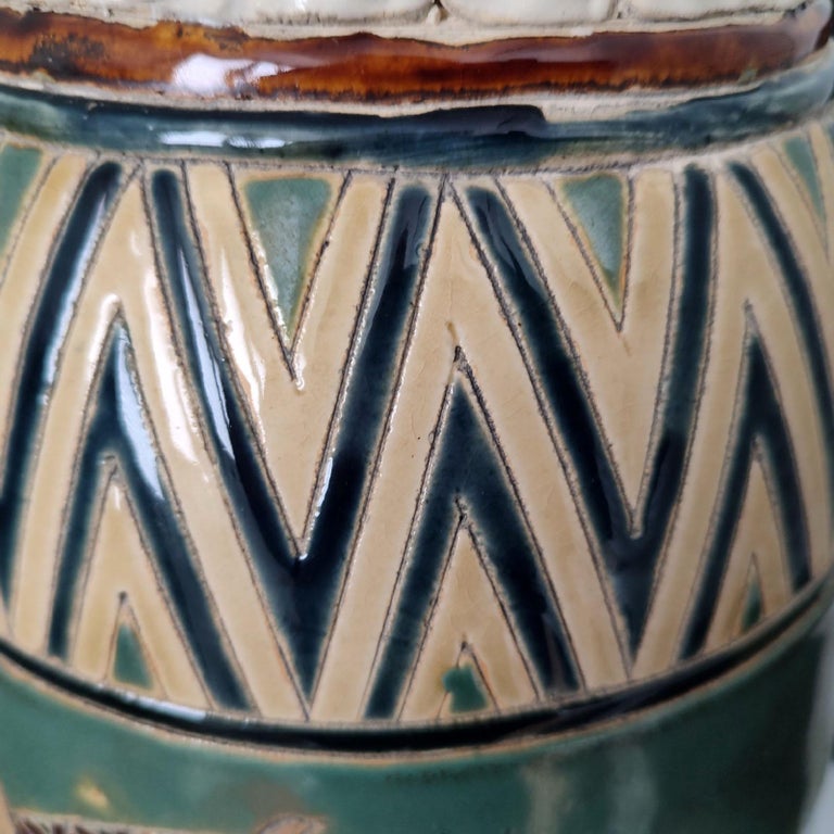 Ceramic Floor Vase For Sale at 1stDibs