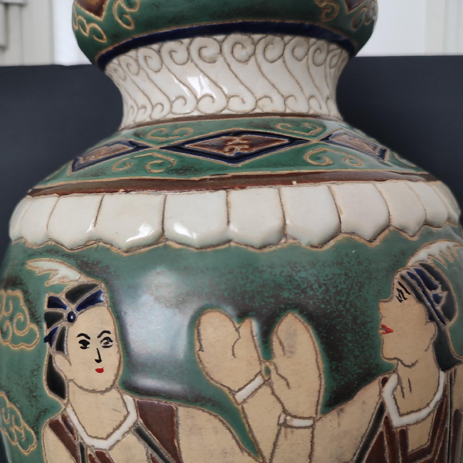 Ceramic Floor Vase For Sale 4