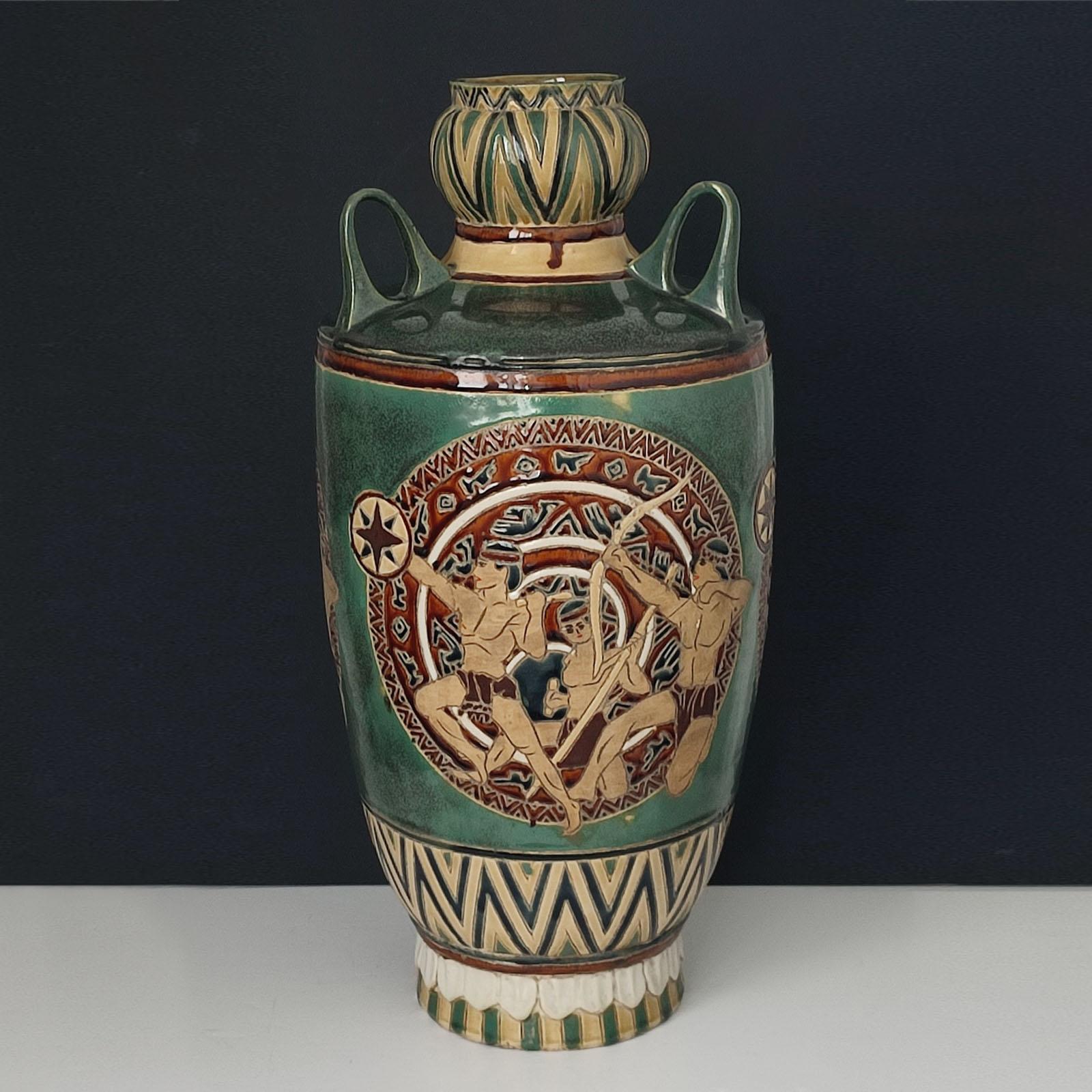 Late 20th Century Ceramic Floor Vase For Sale