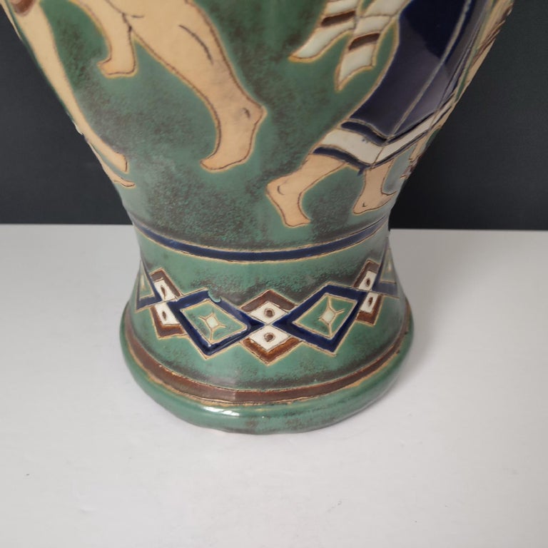 Ceramic Floor Vase For Sale at 1stDibs