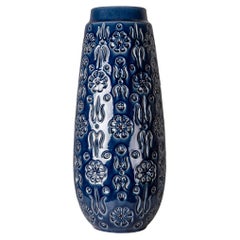 Ceramic Floral Vase West Germany, 1960s