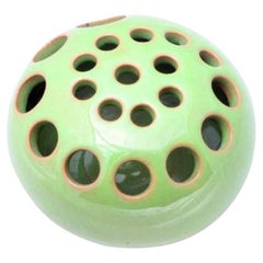 Vintage Ceramic Flower Frog for Poterie De La Brague Plascassier