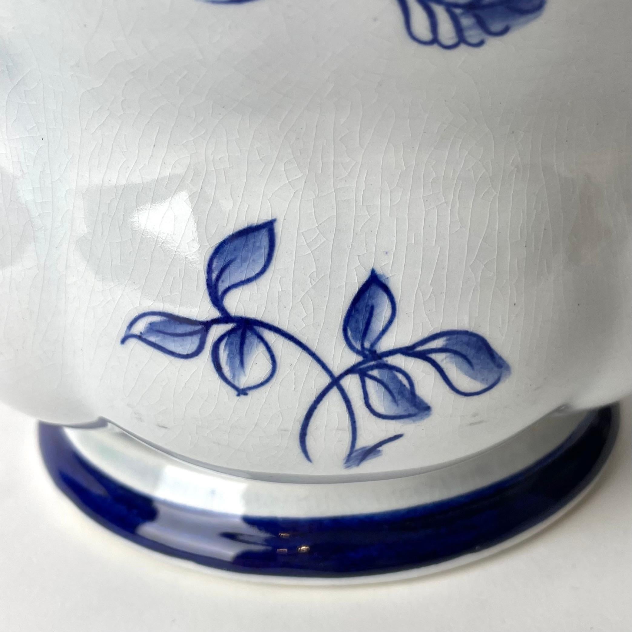 Early 20th Century Ceramic Flower Pot designed by Arthur Percy in Swedish Grace, 1920s For Sale