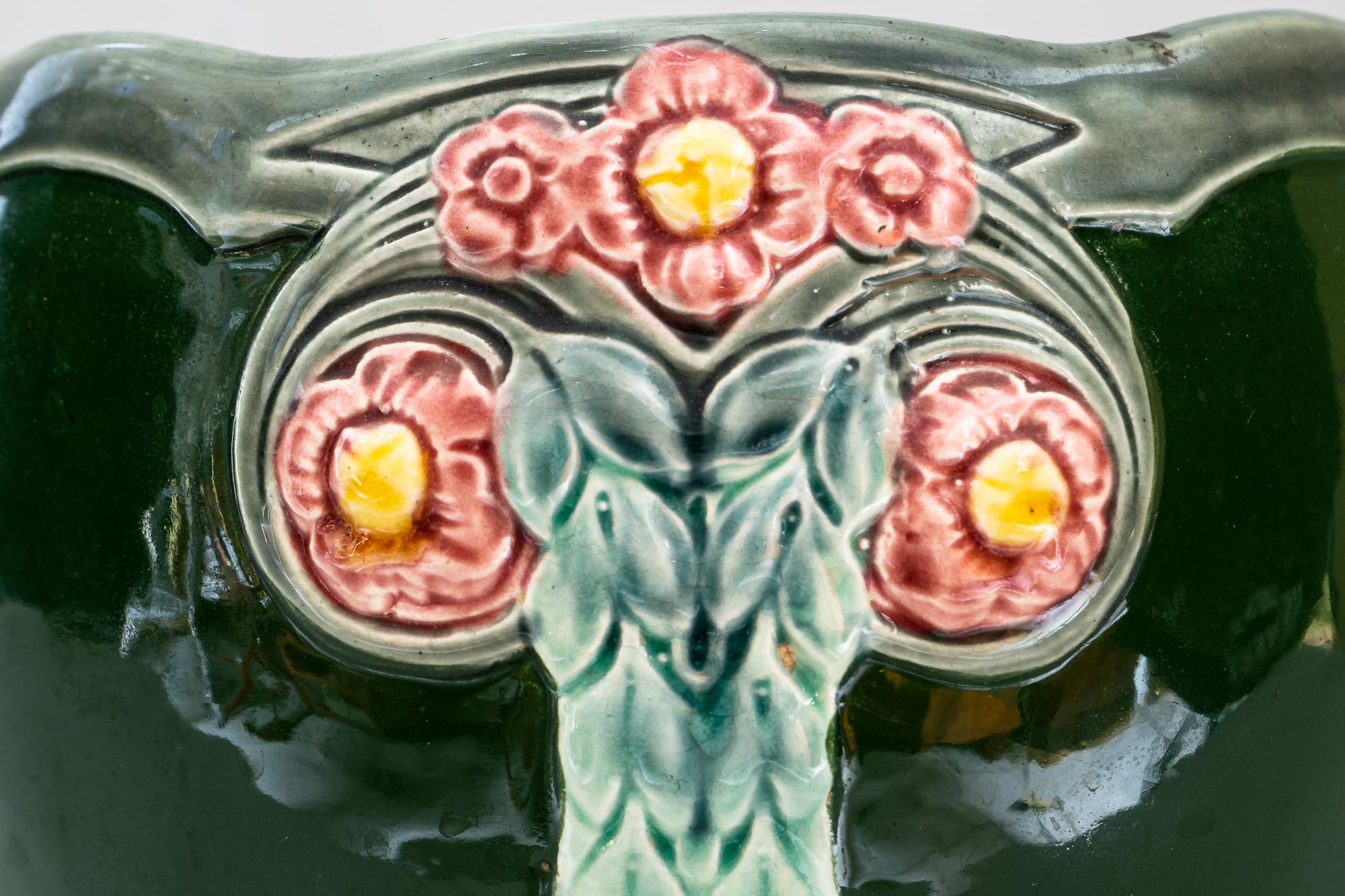 Ceramic Flower Pot Vienna Around 1908 3