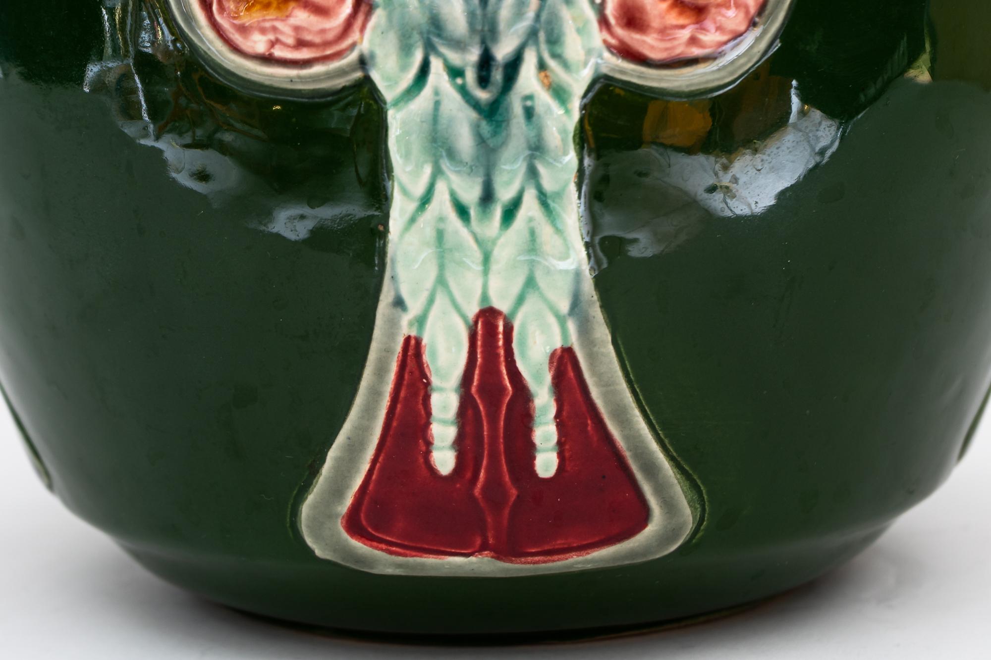 Ceramic Flower Pot Vienna Around 1908 4