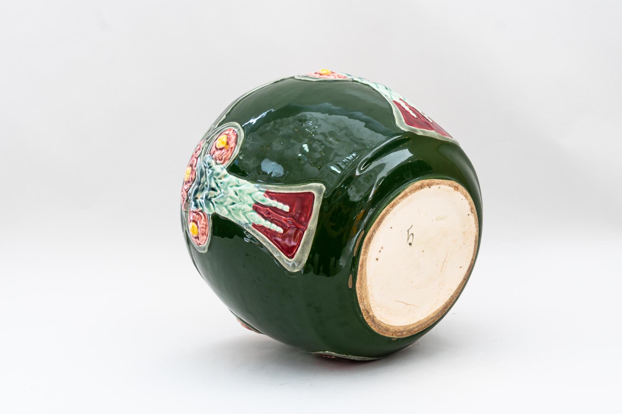 Ceramic Flower Pot Vienna Around 1908 2