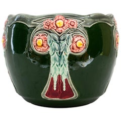 Ceramic Flower Pot Vienna Around 1908