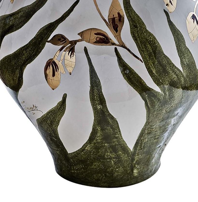 Italian Ceramic Flower Vase by Ceccarelli