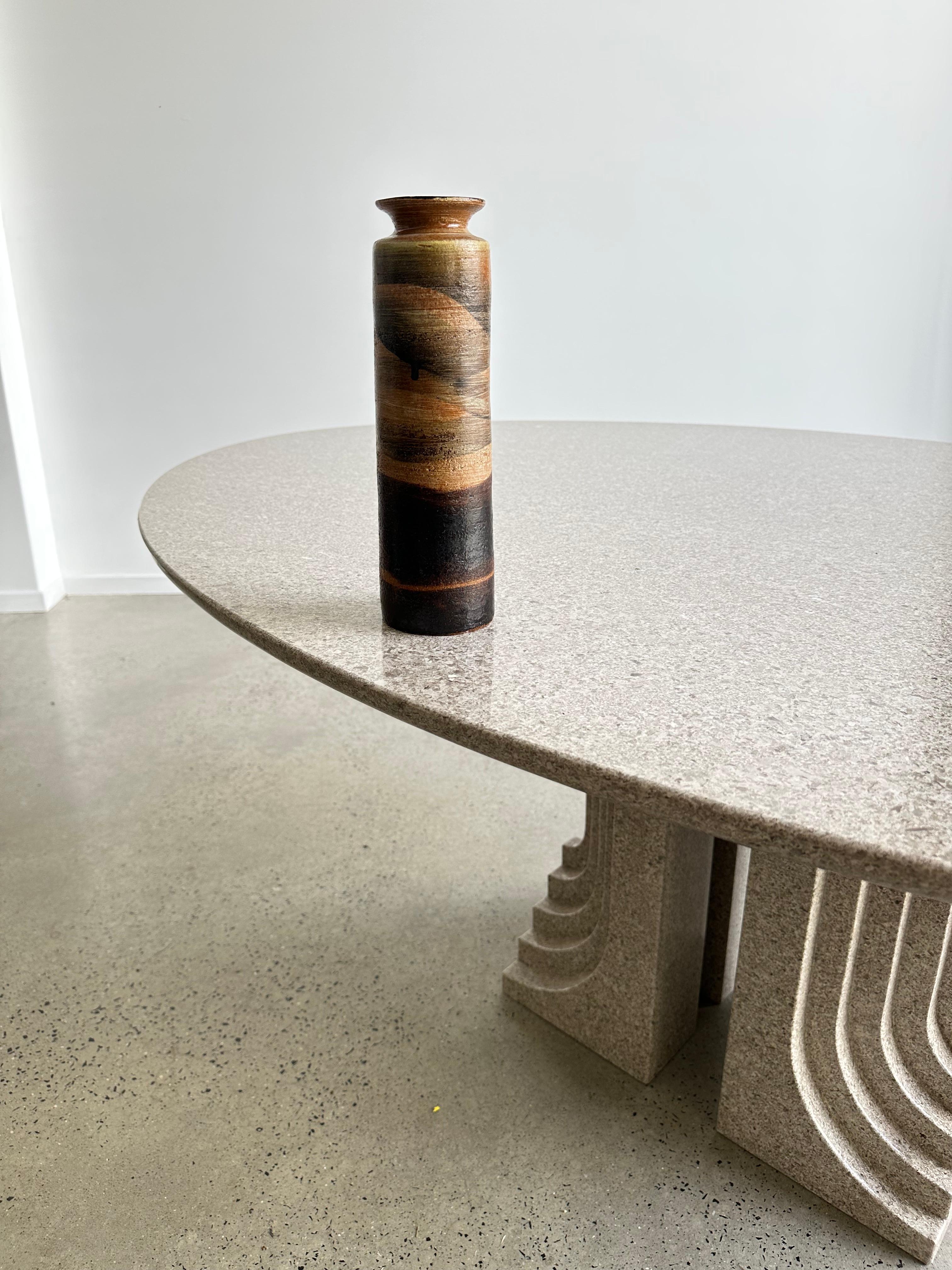 Fatto a mano Vaso italiano Fontana in ceramica, anni '60 in vendita
