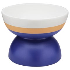 Centrotavola con piede in ceramica di Ettore Sottsass per Bitossi