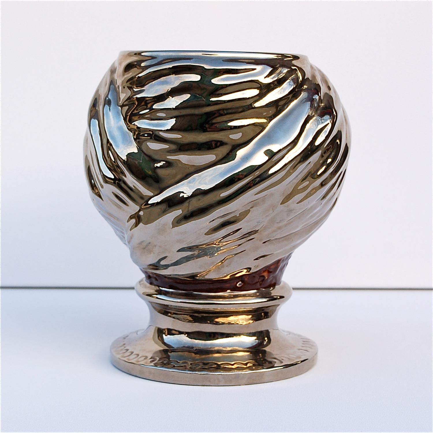 Hollywood Regency Ceramic Fornasetti Style Moro Head Vase, Late 20th Century, Italy