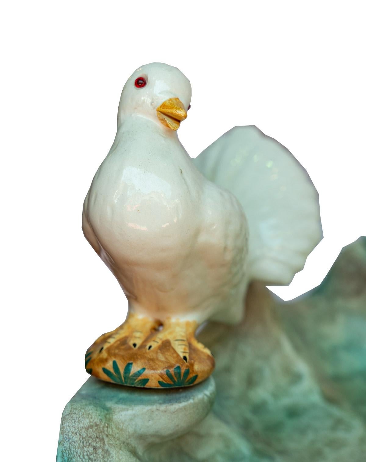 Ceramic Fountain, Ceramist Vallauris Lucchesi, 1950 1