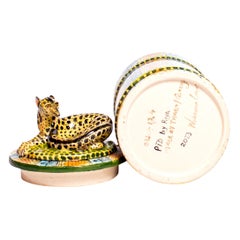 Ceramic Genet Cat Cookie Jar Hand Made In South Africa