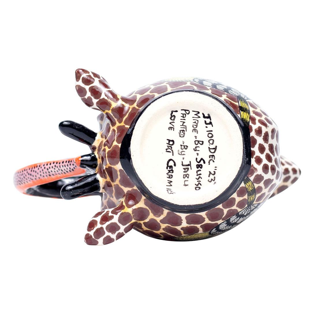 Modern Ceramic Giraffe Jug  , hand made in South Africa For Sale
