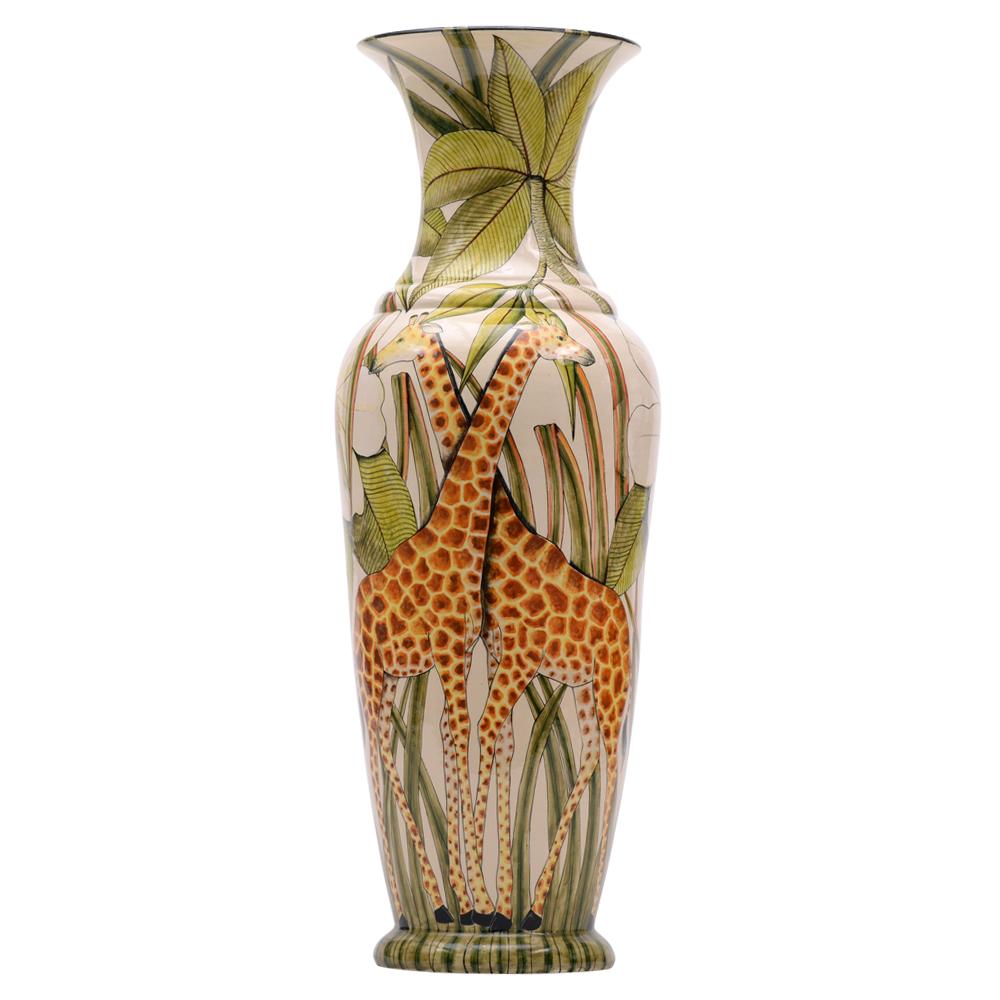 South African Ceramic Giraffe  Vase , hand made in South Africa