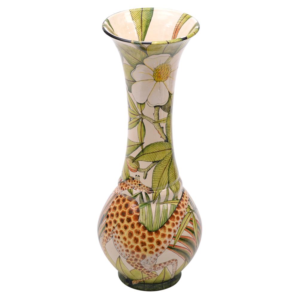 Contemporary Ceramic Giraffe  Vase , hand made in South Africa