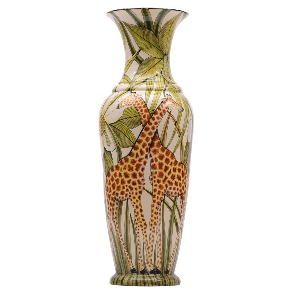Ceramic Giraffe  Vase , hand made in South Africa 1