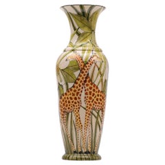 Giraffe aus Keramik Vase, handgefertigt in Südafrika
