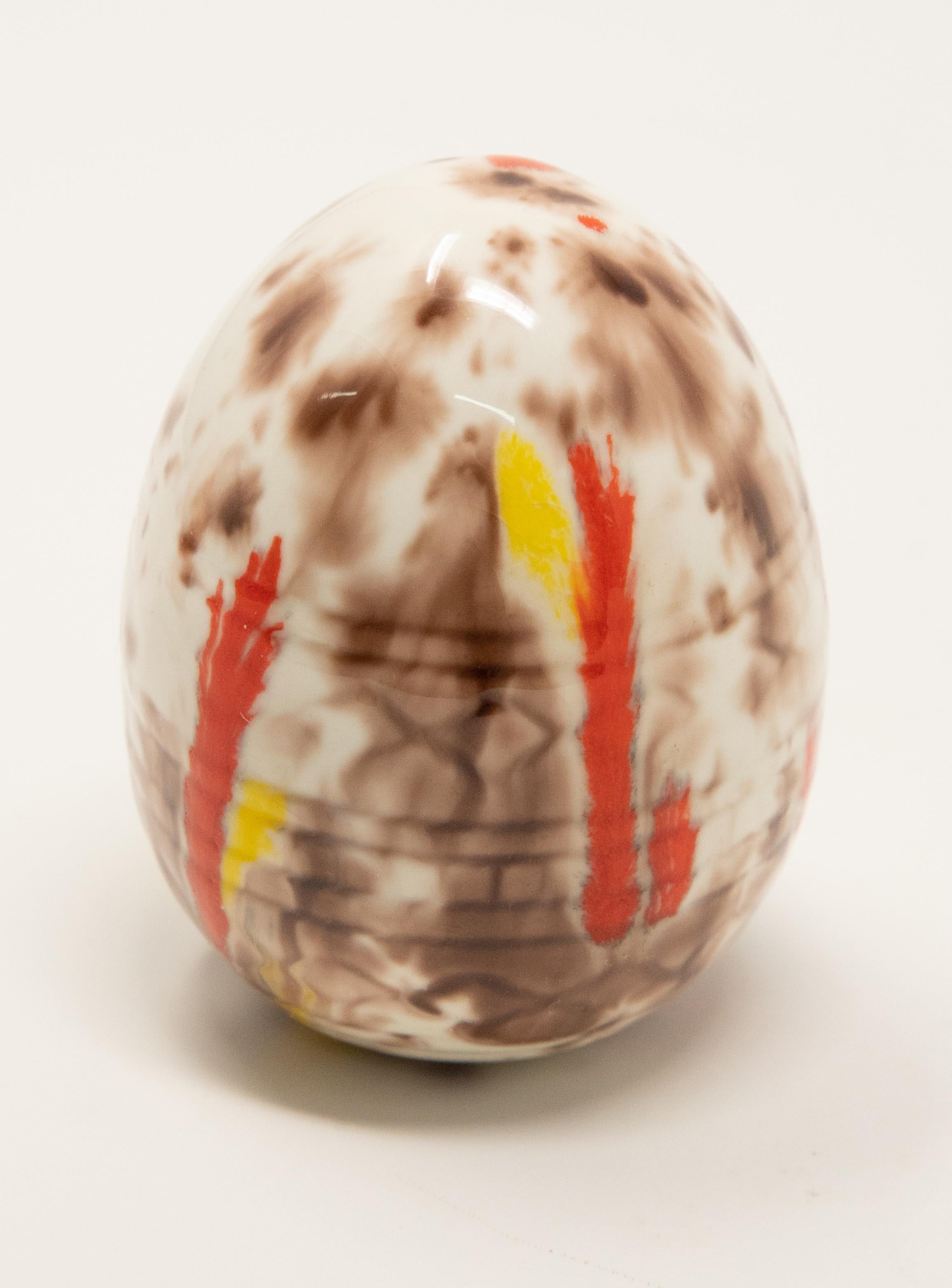20th Century Ceramic Glazed Eggs For Sale