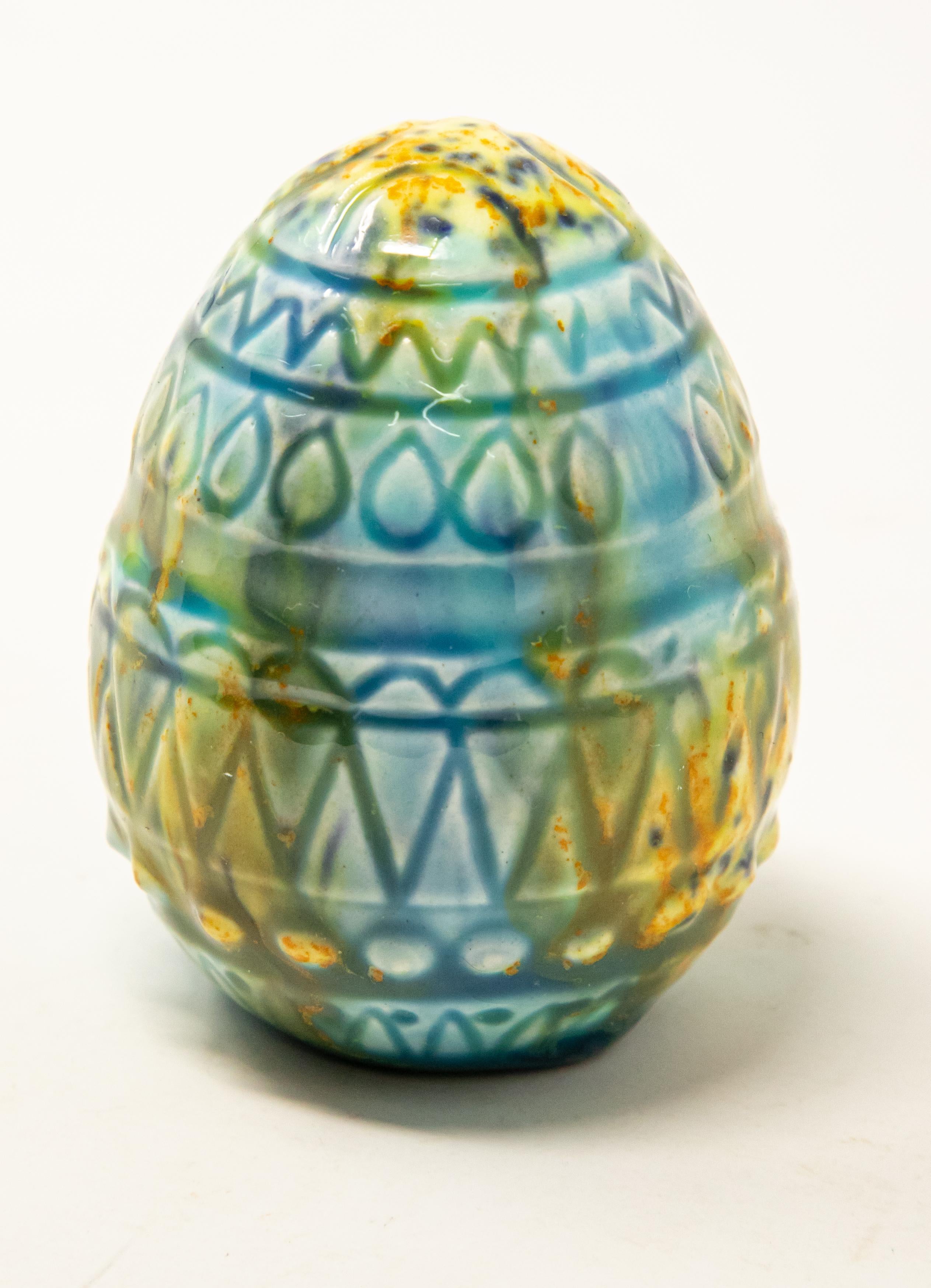 20th Century Ceramic Glazed Eggs For Sale