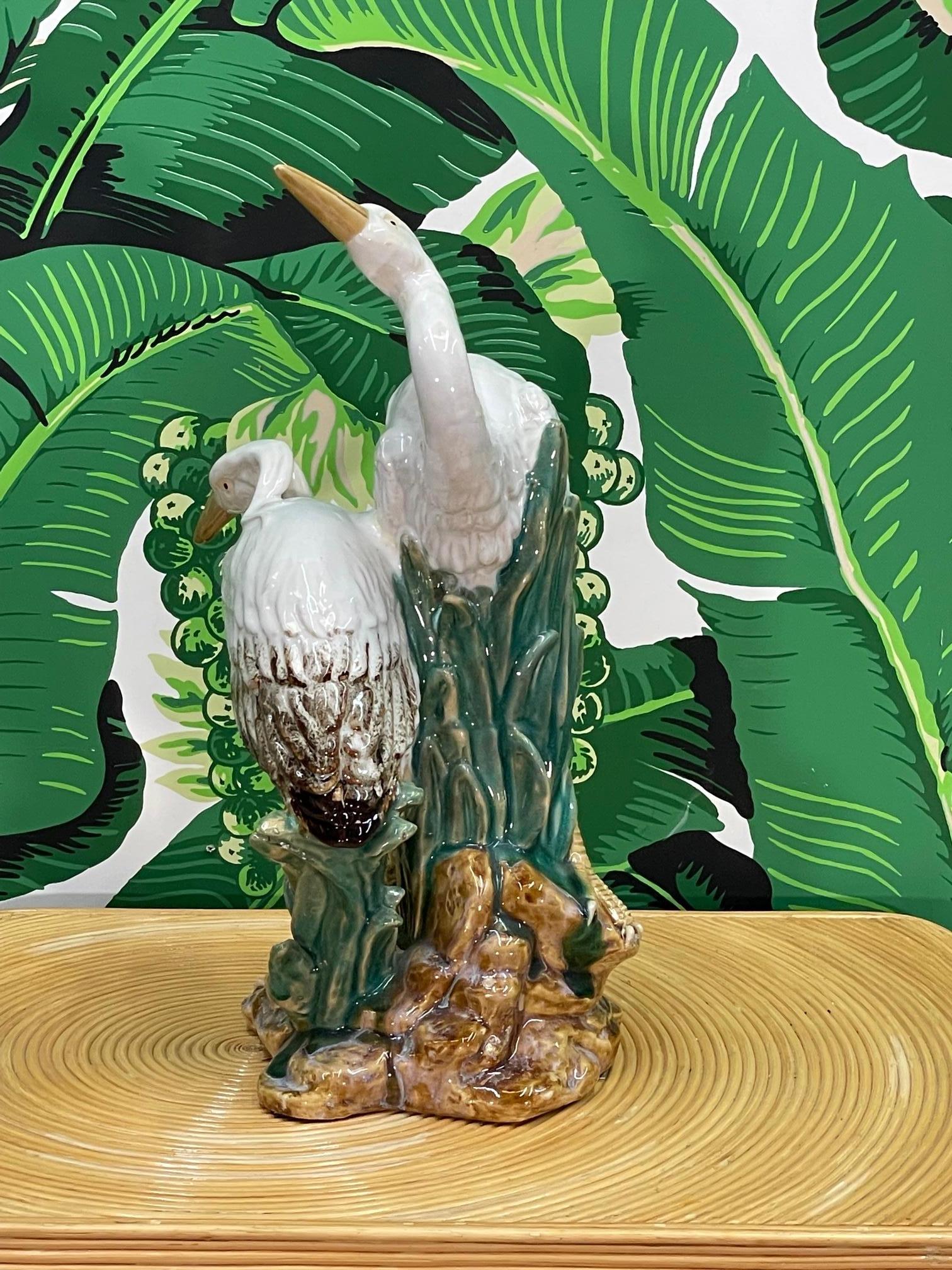 egret figurine
