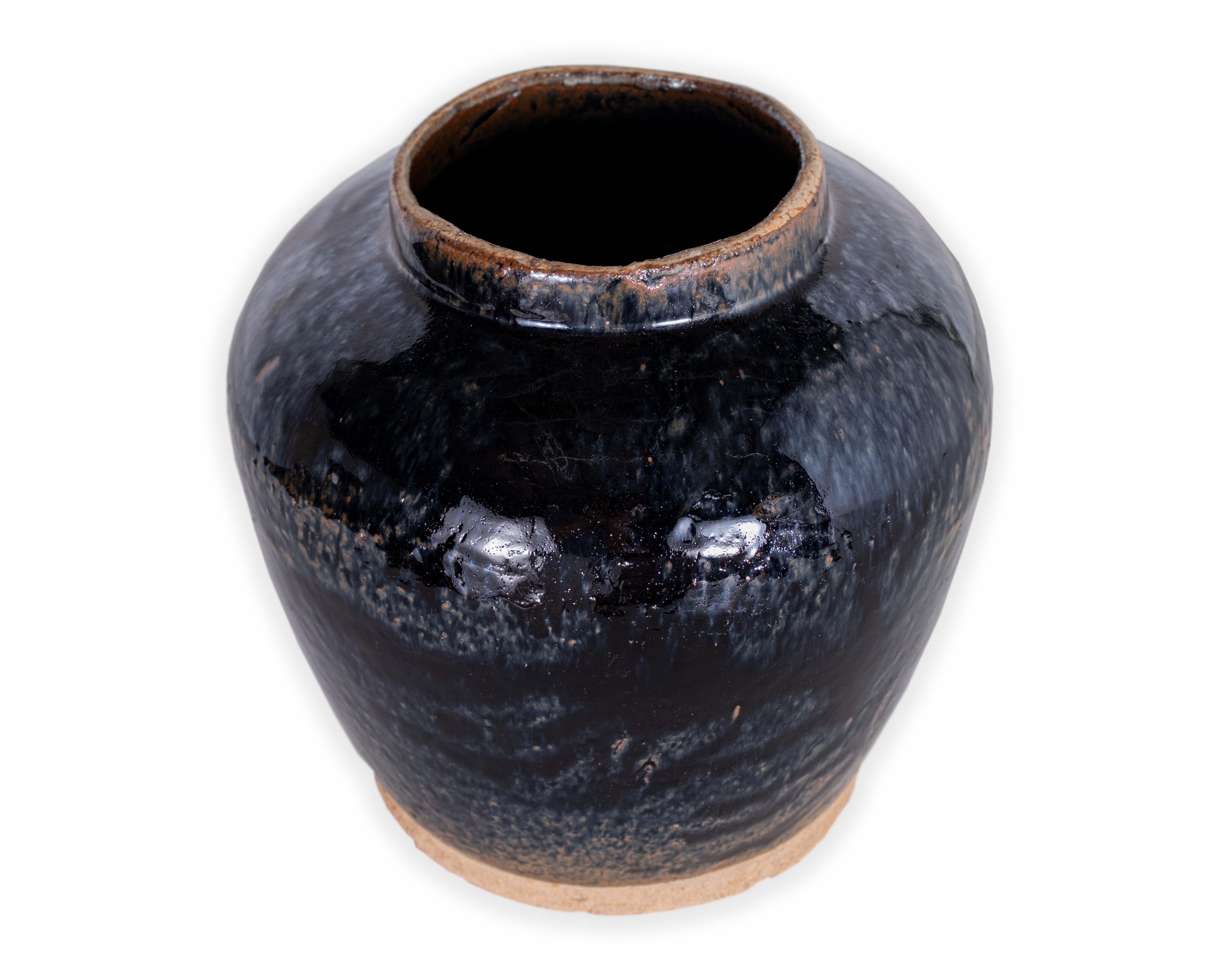 Ceramic glazed storage jar. 

Piece from our one of a kind line, Le Monde. Exclusive to Brendan Bass. 


