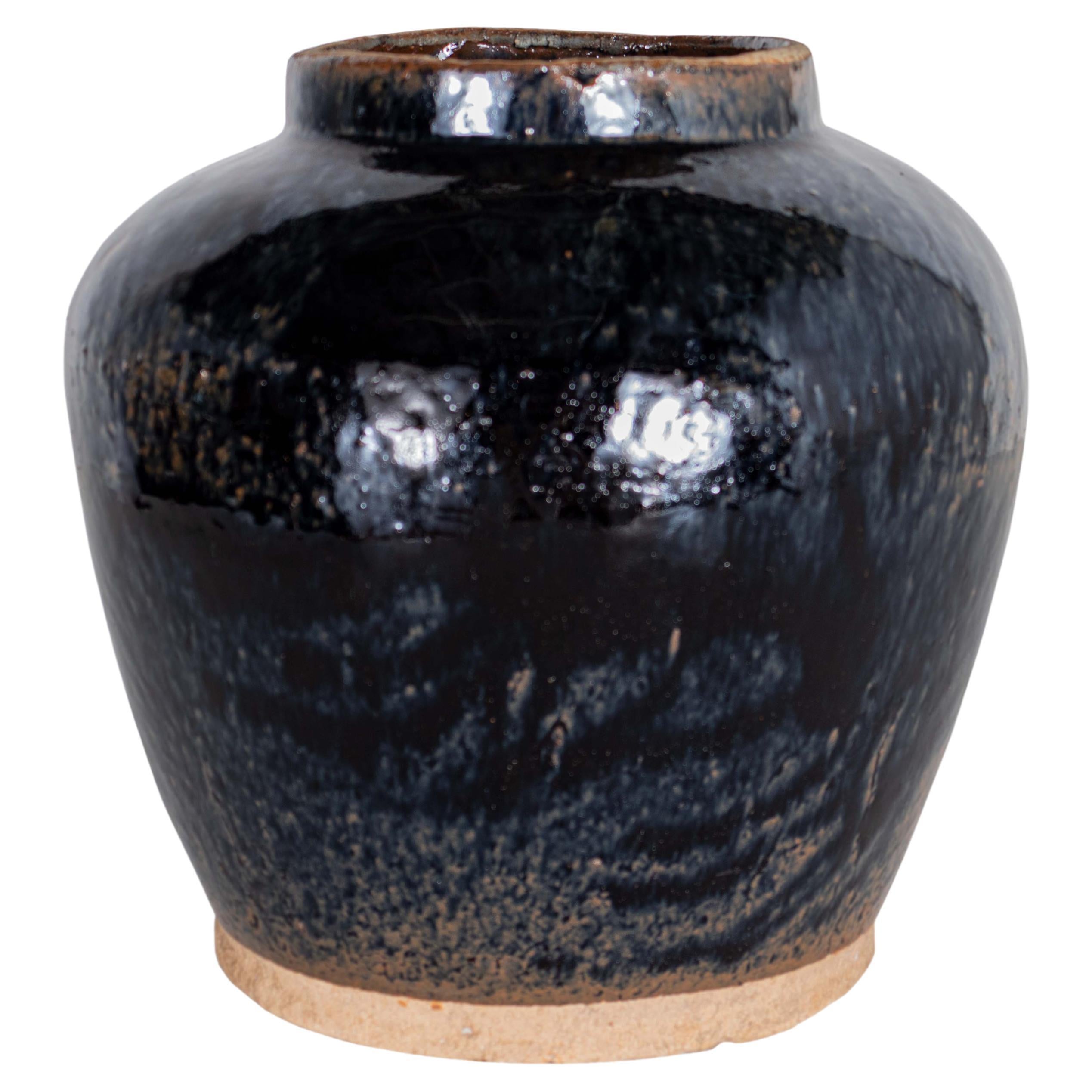 Ceramic Glazed Storage Jar