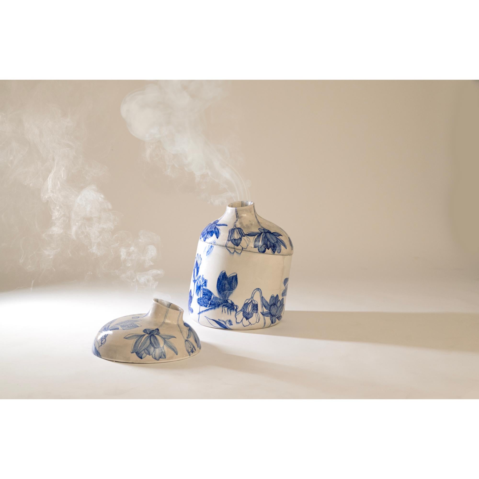 Keramik glasiert, Vulkane Set von Newblue (Postmoderne) im Angebot
