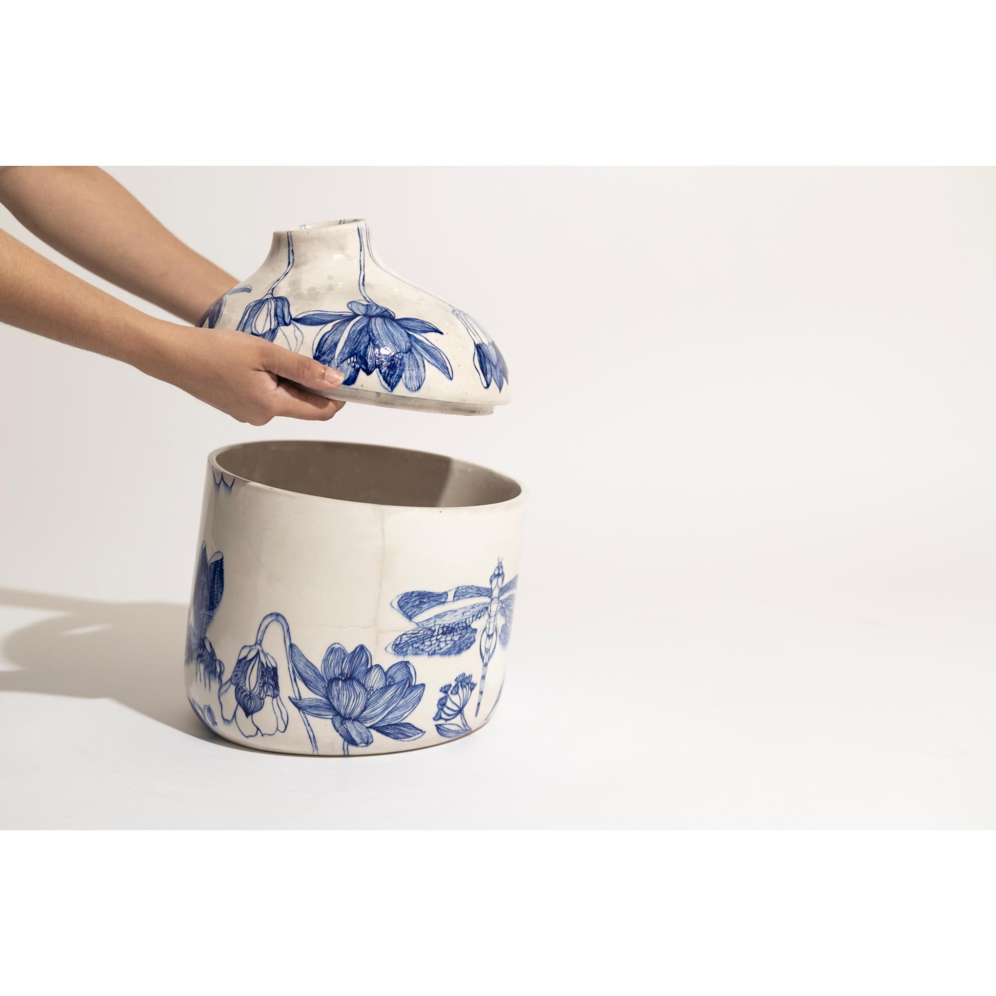 Keramik glasiert, Vulkane Set von Newblue (Sonstiges) im Angebot