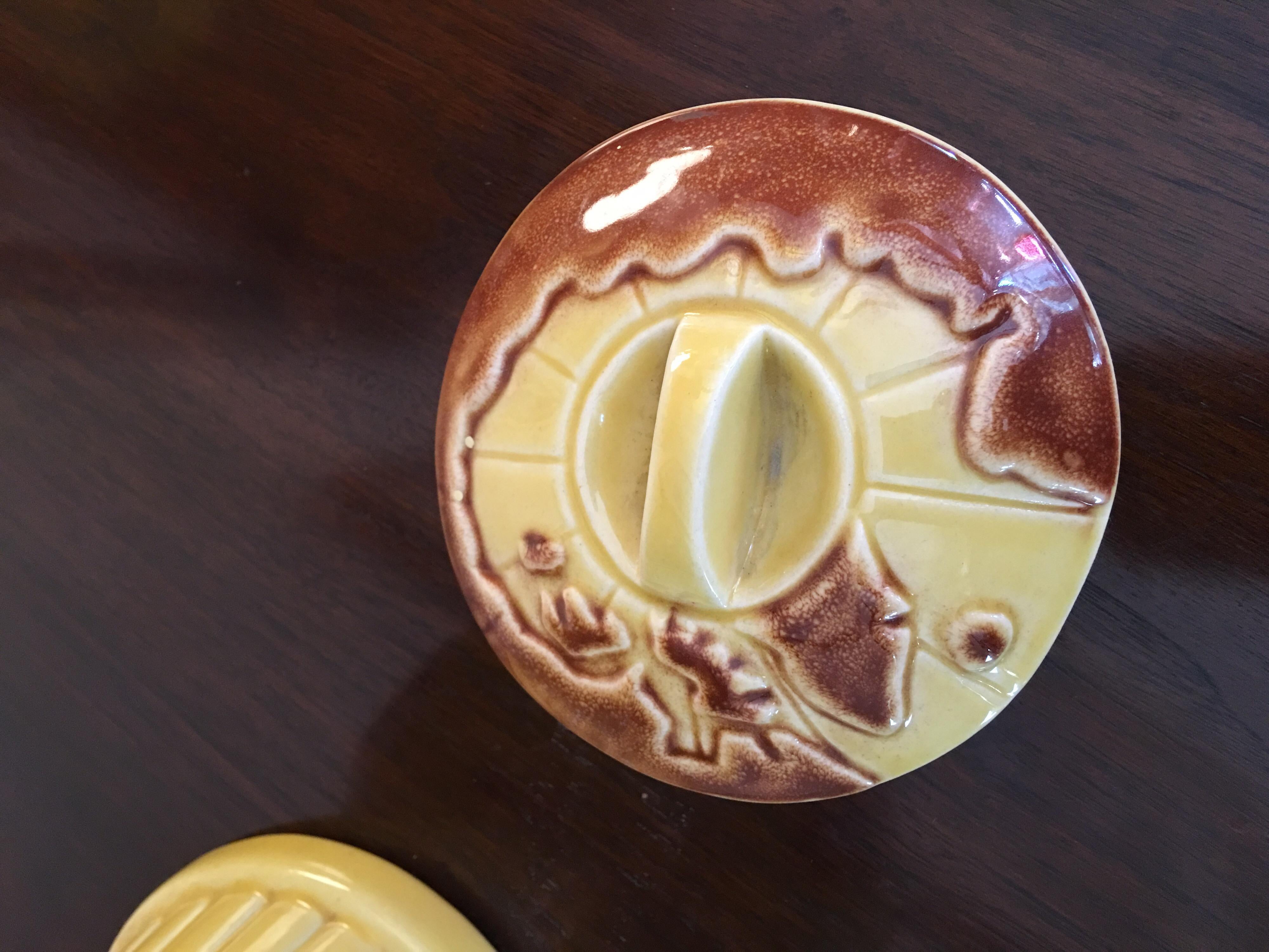 American Ceramic Globe Cookie Jar