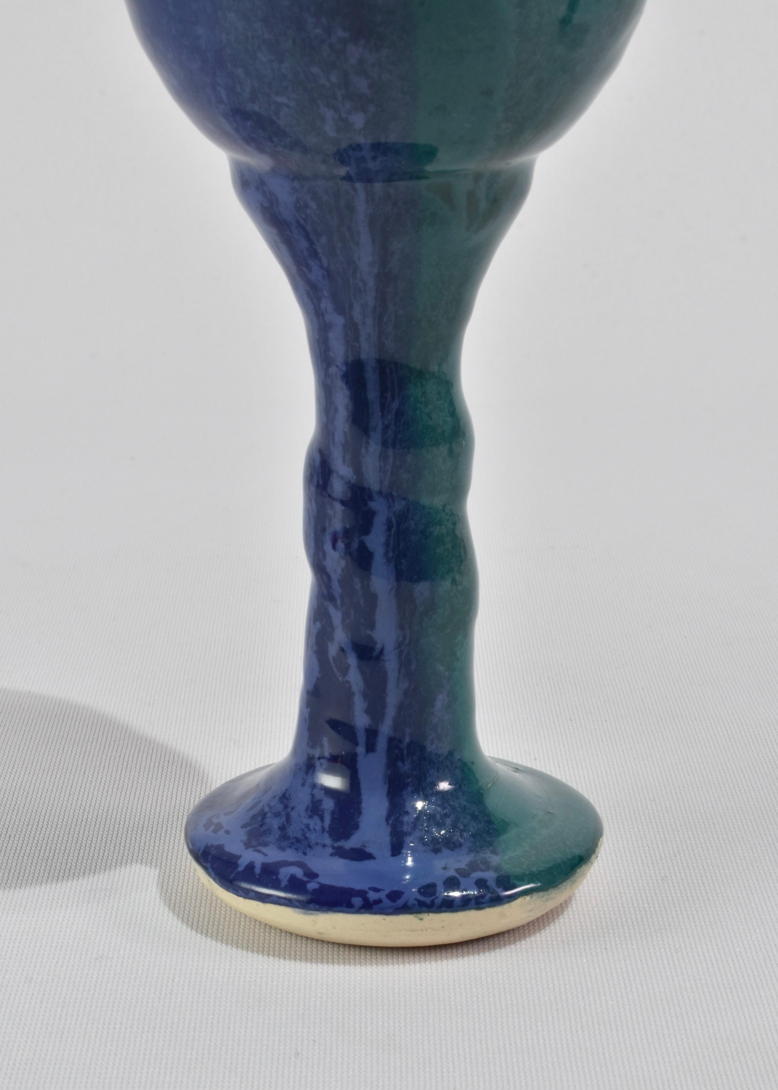 Ceramic Goblet Set In Good Condition In Richmond, VA