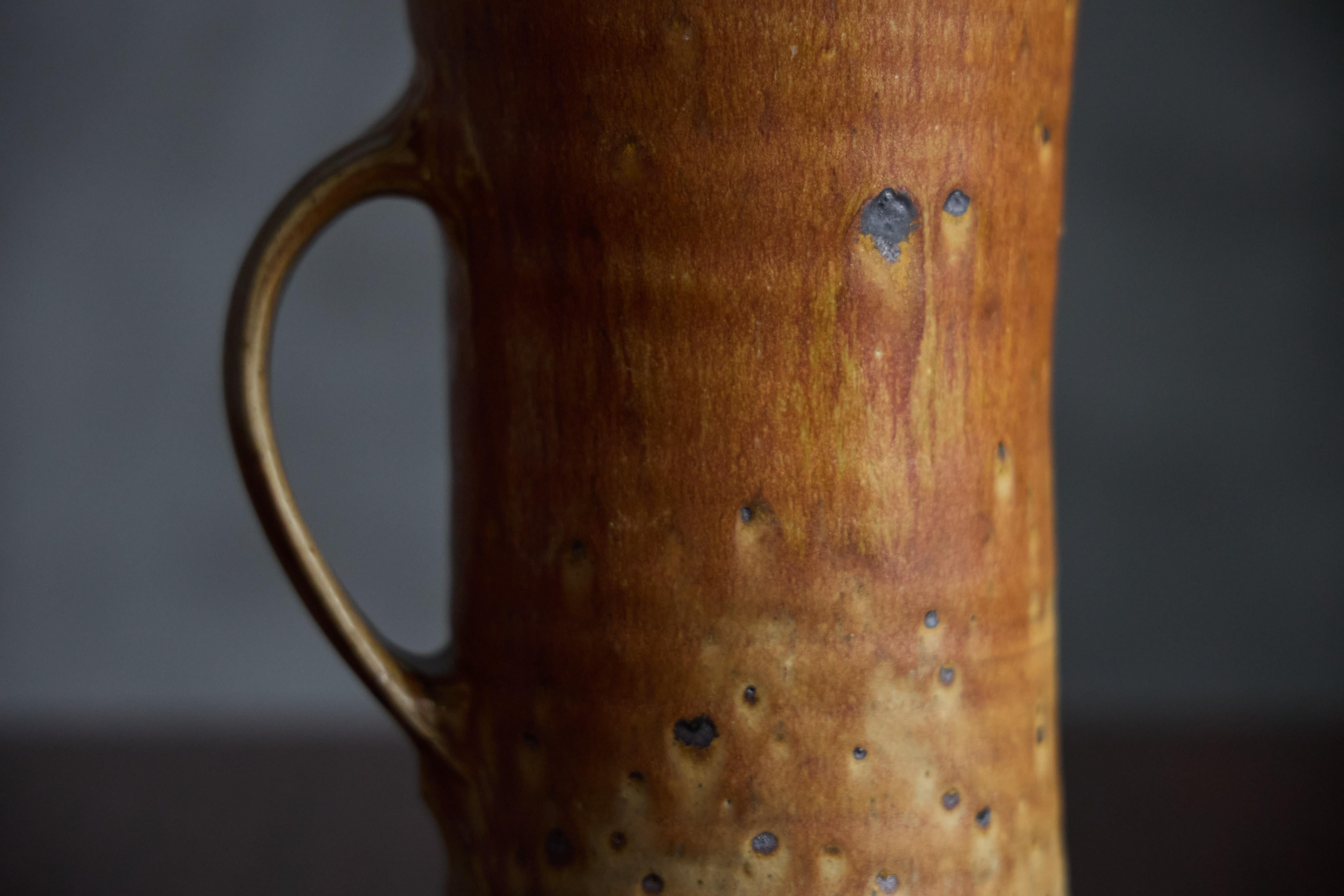 Ceramic Goblets and Pitcher By Gustave Tiffoche, France, 1970s 8